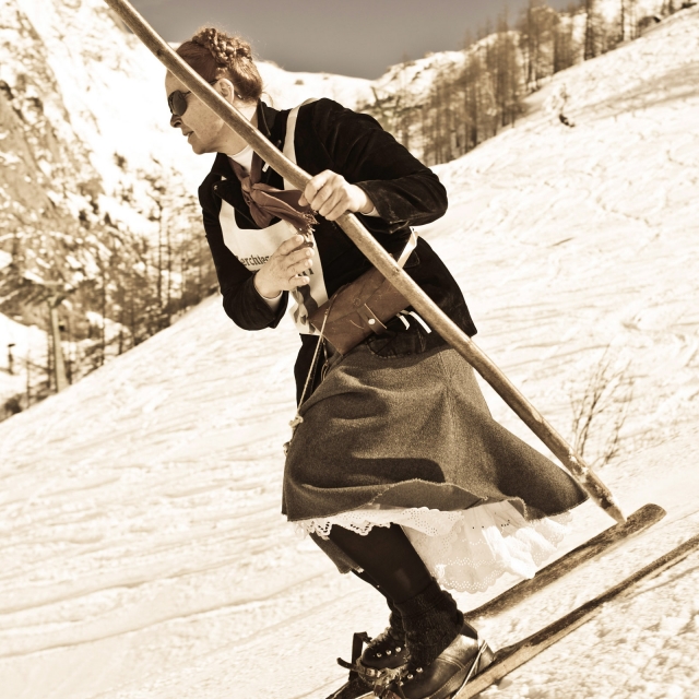 Charivari Nostalgie Skirennen in Berchtesgaden