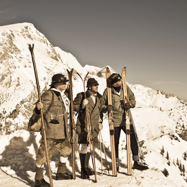 Charivari Nostalgie Skirennen in Berchtesgaden