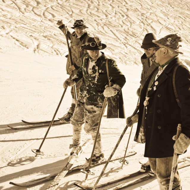 Charivari Nostalgie Skirennen in Berchtesgaden