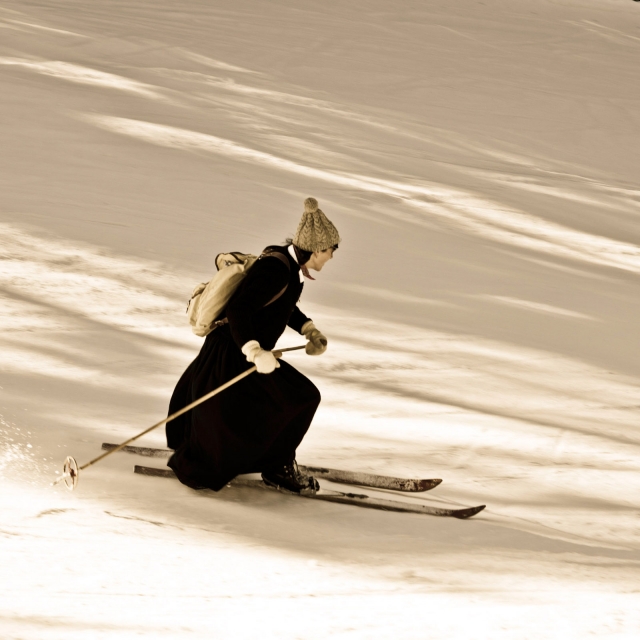 Charivari Nostalgie Skirennen in Berchtesgaden